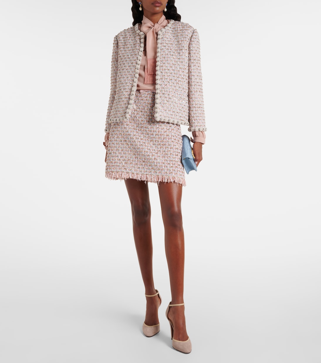 Туфли-лодочки Hi Dolly 105 из замши Valentino Garavani, Poudre/Dusty Beige — фото 3