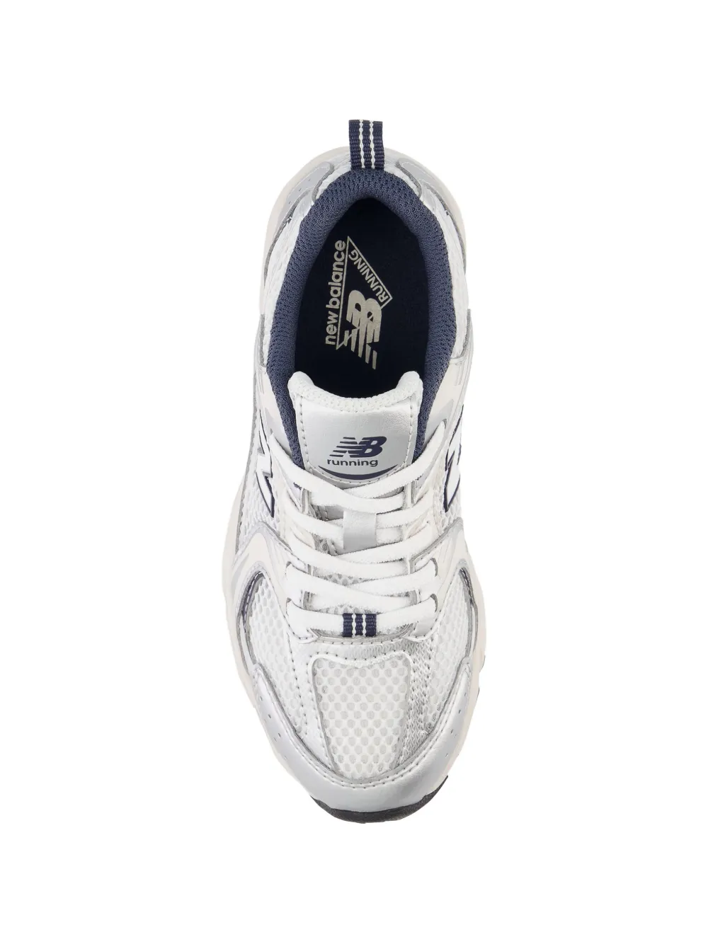 Кроссовки 530 с эластичными шнурками New Balance Kids, белый — фото 3