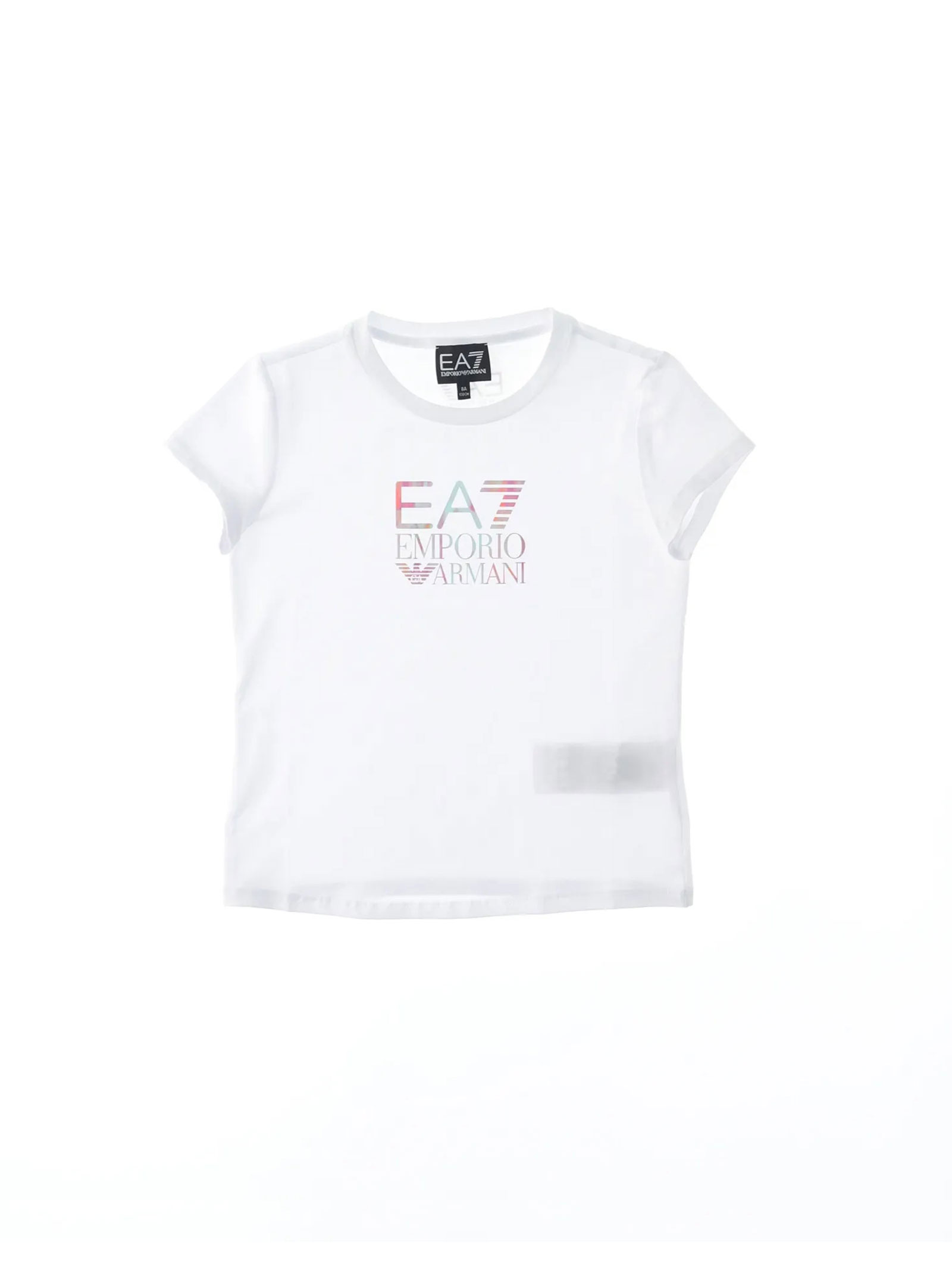 

Футболка t-shirt in cotone bambina Ea7, белый