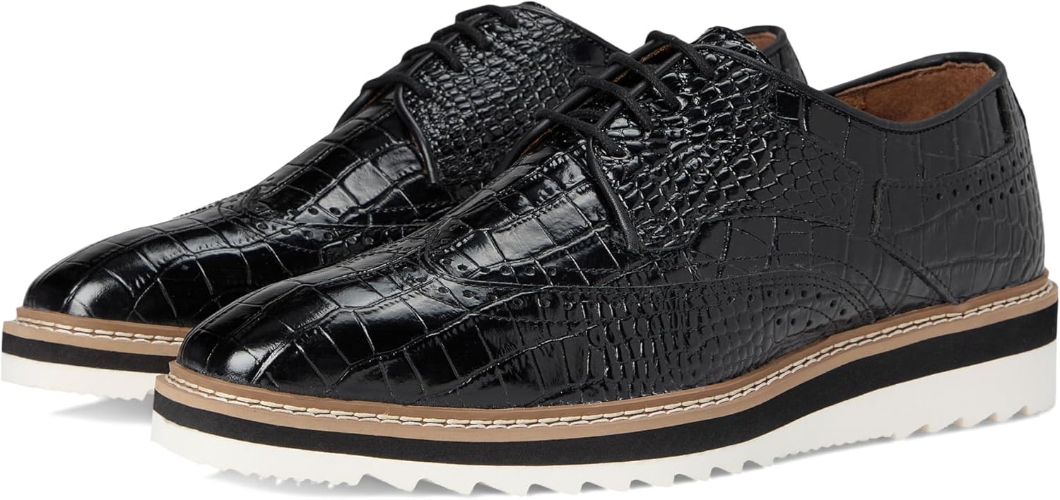 Мужские оксфорды Stacy Adams Alario Wingtip, черный