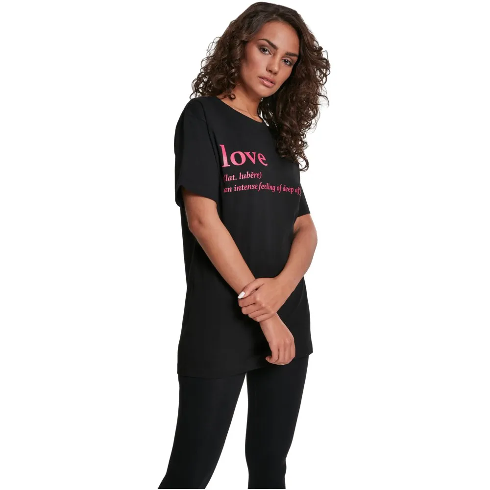 

Футболка с коротким рукавом Mister Tee Love Definition, черный