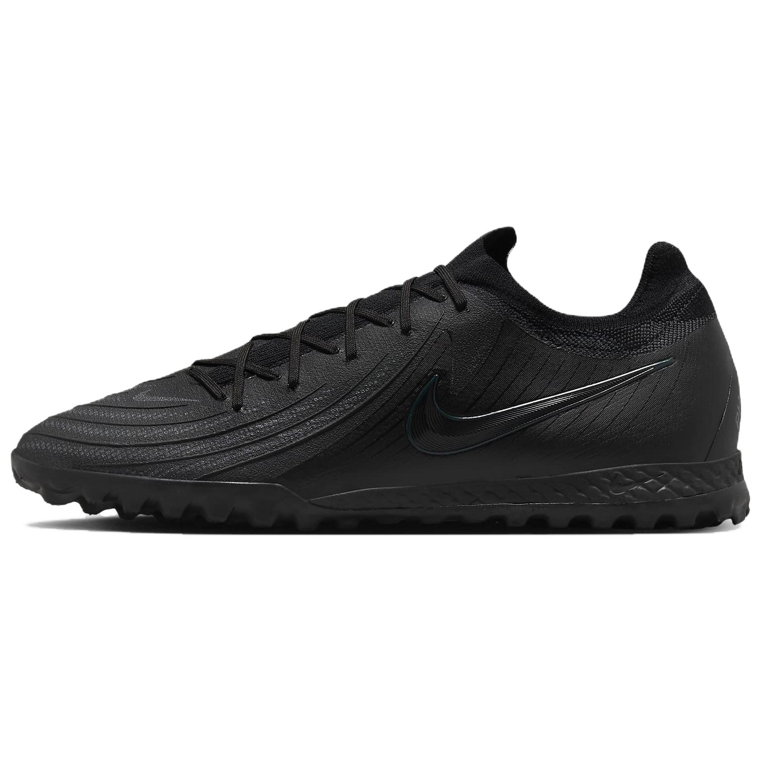 Nike Phantom GX 2 Pro Противоскользящие износостойкие футбольные бутсы унисекс черные