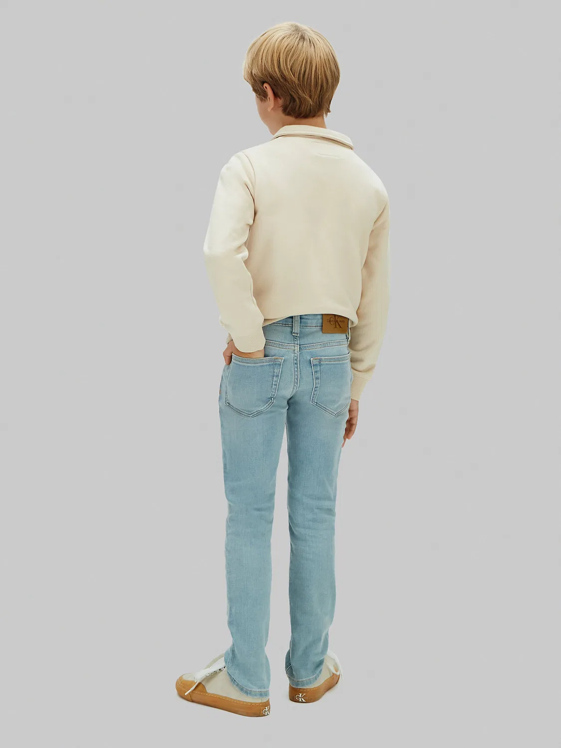 Джинсы Calvin Klein Jeans классические, синего цвета — фото 4