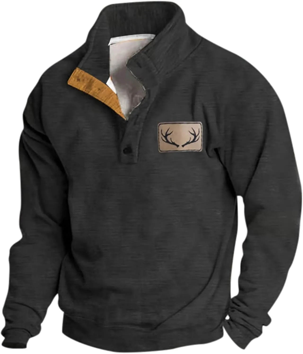 

Свитшот мужской Quarter Zip с этническим принтом