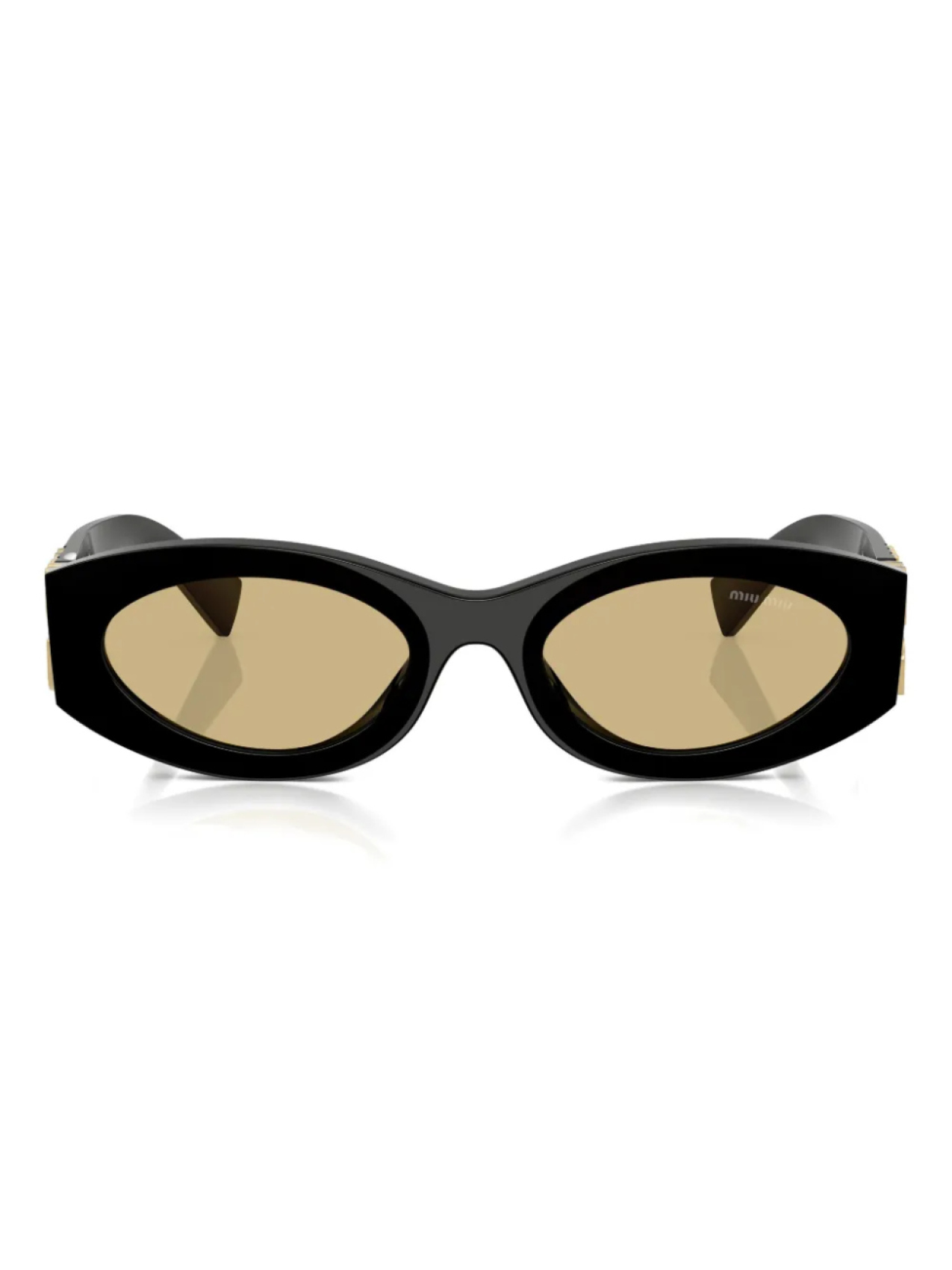 

Солнцезащитные очки «кошачий глаз» Miu Miu Eyewear, черный