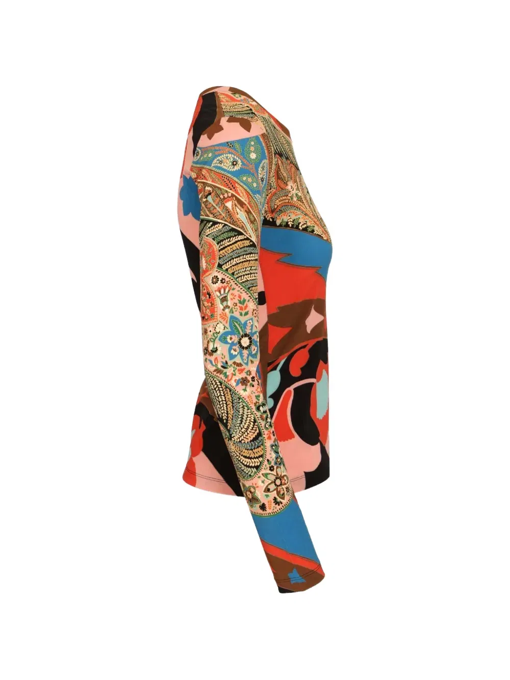 Топ с длинными рукавами Etro, синий — фото 3