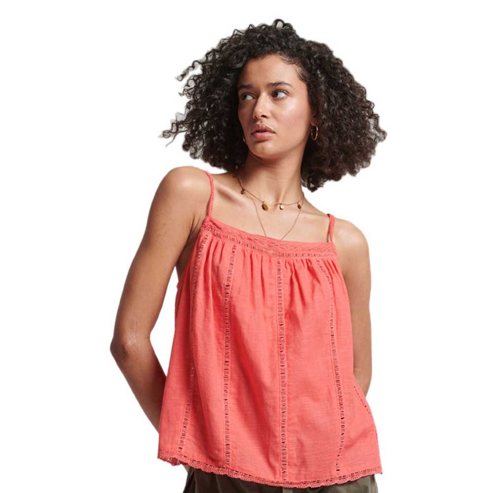 

Футболка Superdry Studios Ibiza Cami Sleeveless U Neck, оранжевый