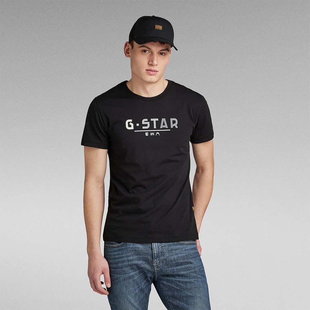

Футболка с коротким рукавом G-Star Multi Logo, черный