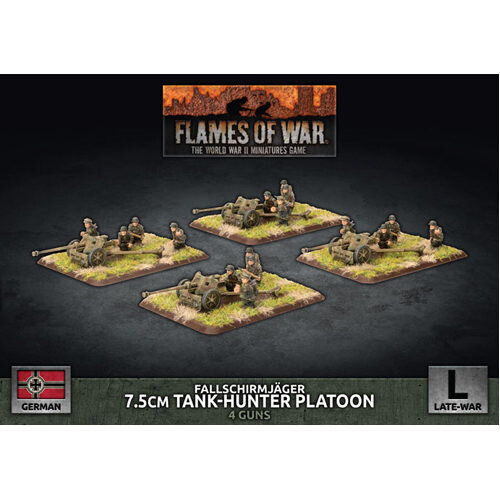 

Фигурки Flames Of War: Fallschirmjager 7.5Cm Tank Hunter Platoon (X4 Plastic)