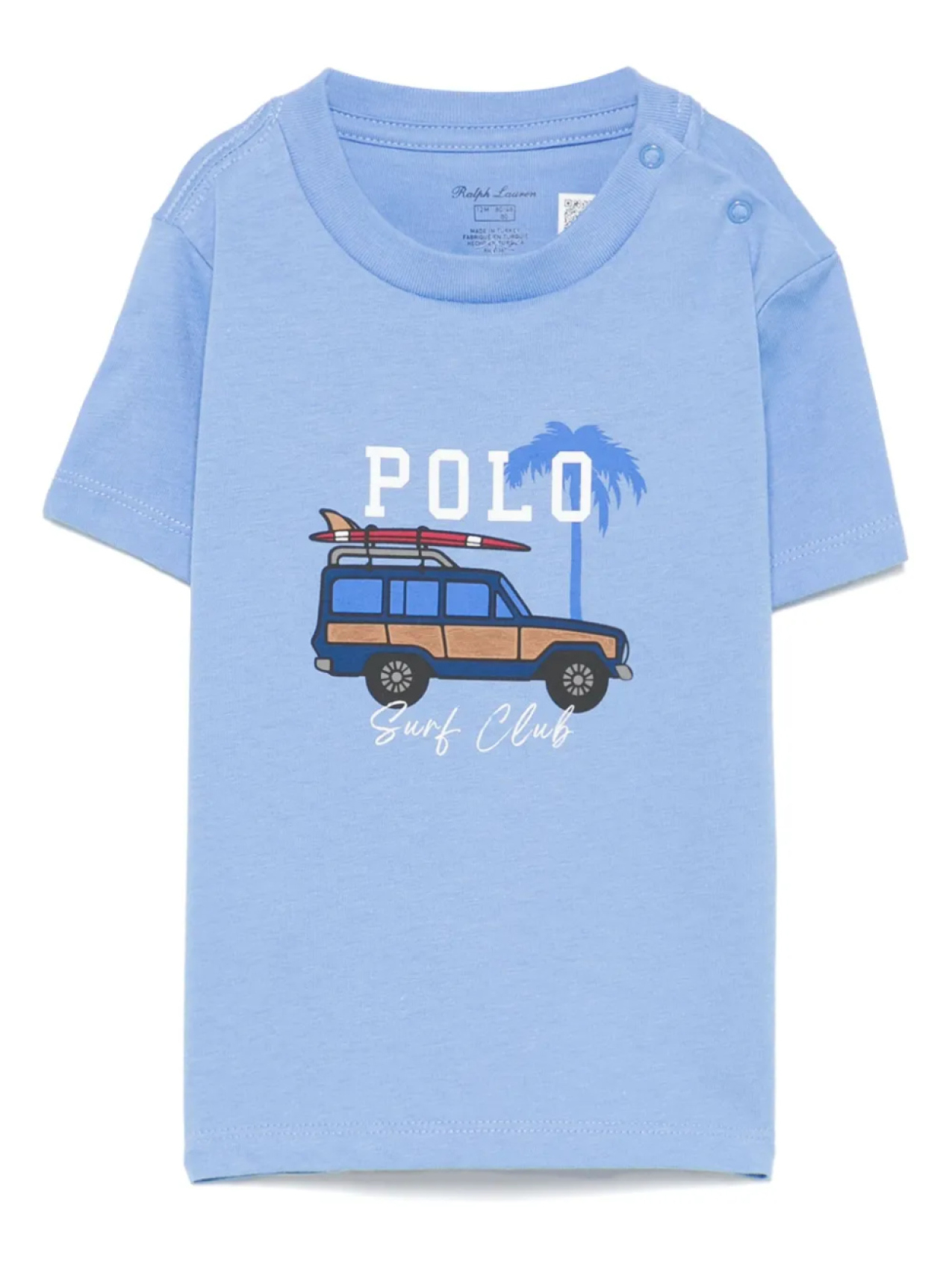 

Футболка с логотипом POLO RALPH LAUREN KIDS, синий
