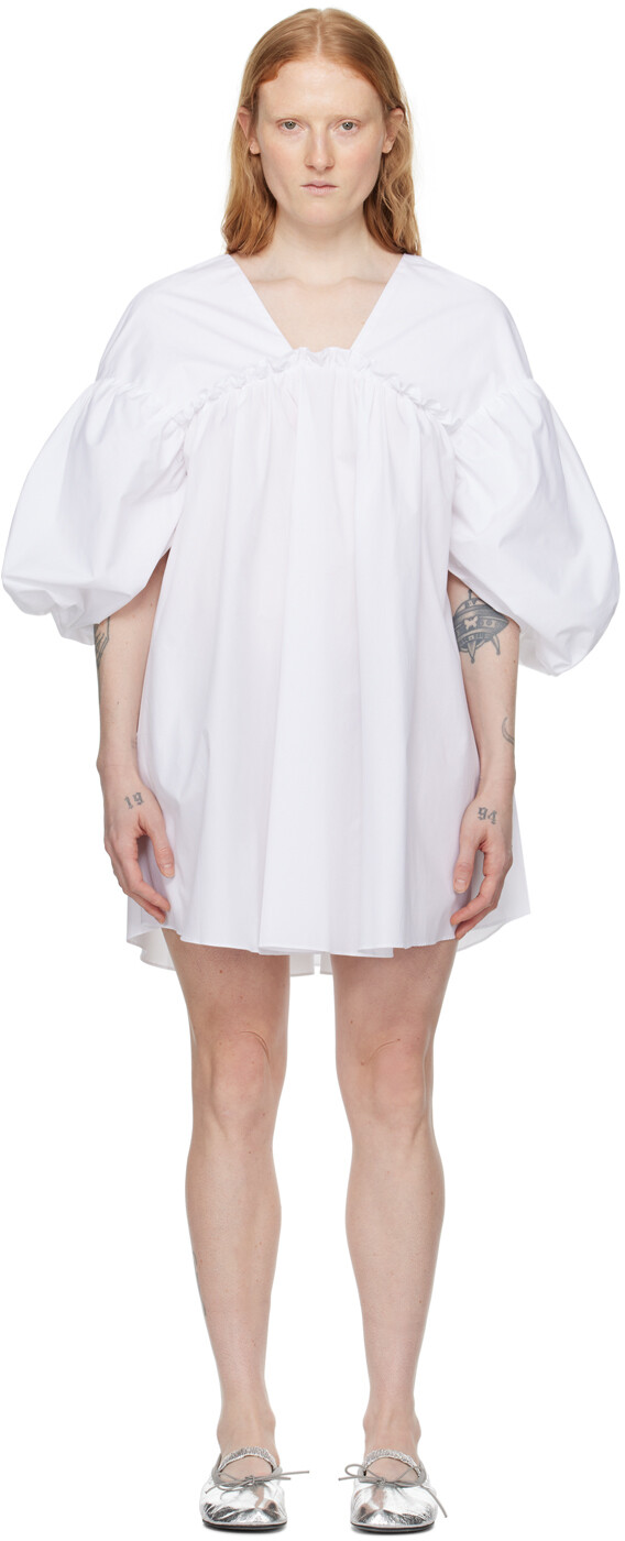 

Мини-платье Annie от SSENSE Exclusive Kika Vargas, белый