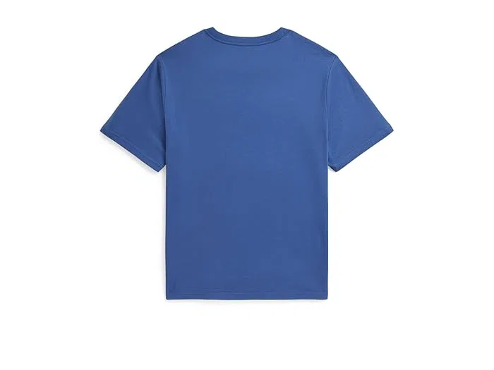 Футболка хлопковая Logo Cotton Jersey Tee Polo Ralph Lauren Kids, Bai Blue — фото 2