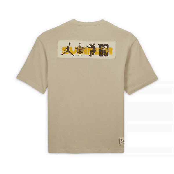 Футболка Air Jordan x UNION x Bephies Beauty Supply Tee 'Khaki', хаки — фото 2