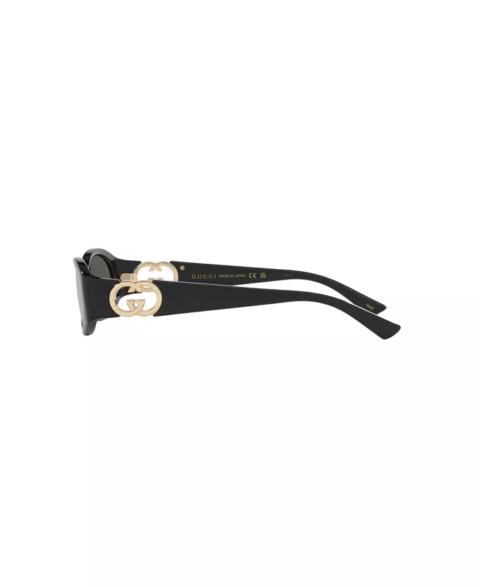 Женские круглые солнцезащитные очки, GG1660S GC002278 Gucci, черный — фото 3