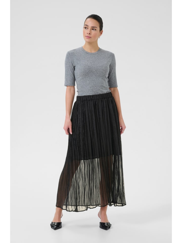 

Kaffe Юбка KApery, стандартный крой, черный, глубокий