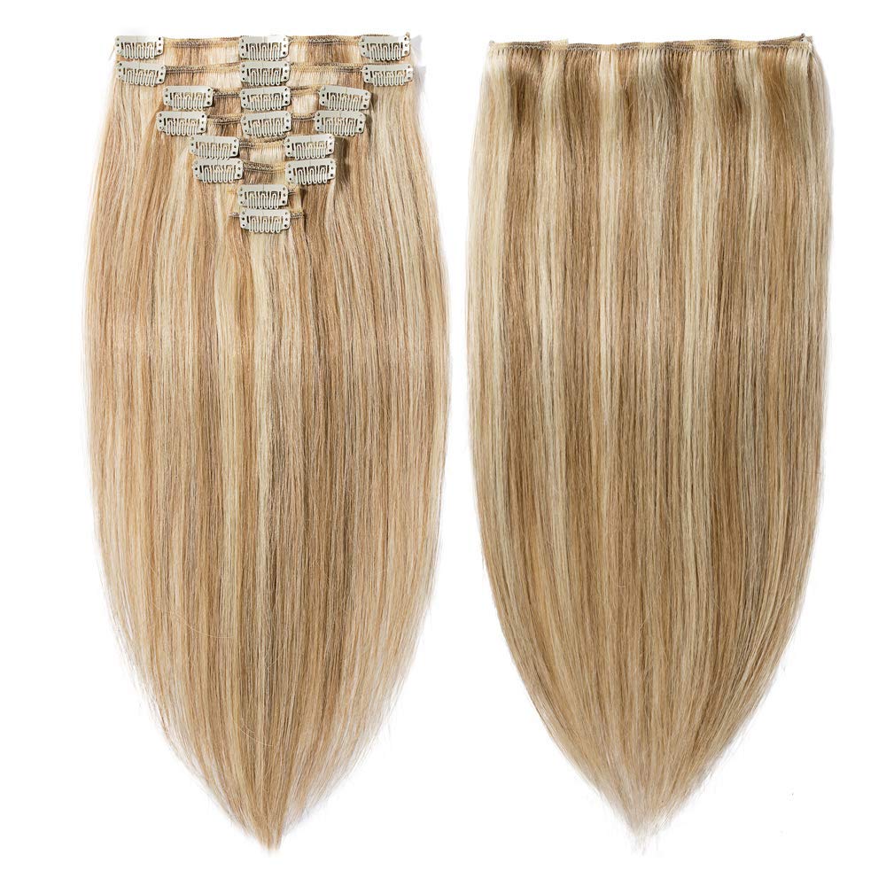 Накладные волосы fashiongirl clip-in extensions #60 platinblond - 65 cm Fashiongirl, #27/613 hellblond mix - 65 cm, количество 1 шт. — фото 2