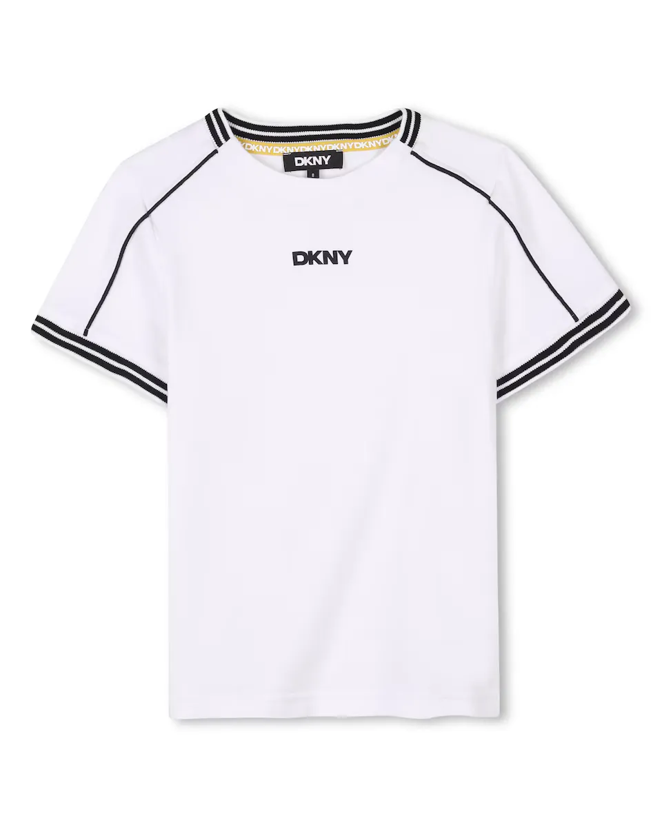 

Футболка из хлопка с коротким рукавом DKNY, белый