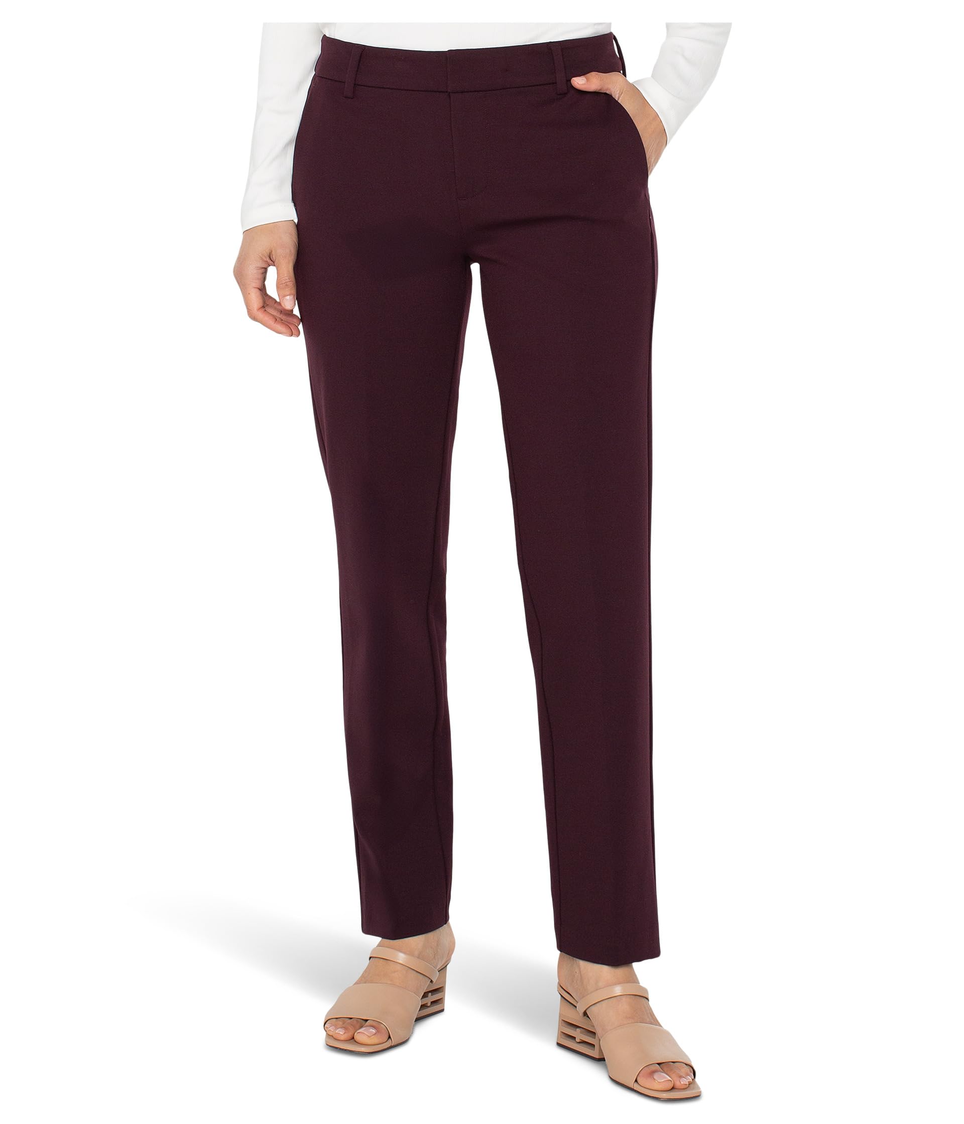 

Брюки Liverpool Los Angeles Kelsey Mid-rise Trousers, цвет Dark Plum