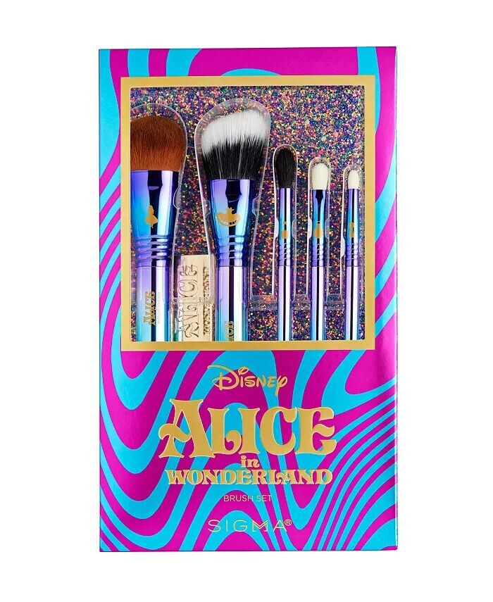 

Набор кистей Disney «Алиса в стране чудес», 6 предметов Sigma Beauty