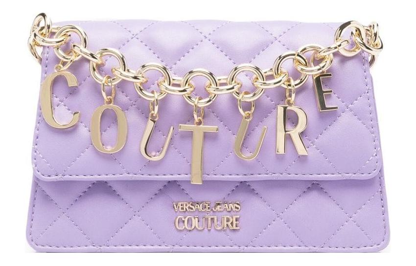 

VERSACE JEANS COUTURE Женская фиолетовая сумка через плечо