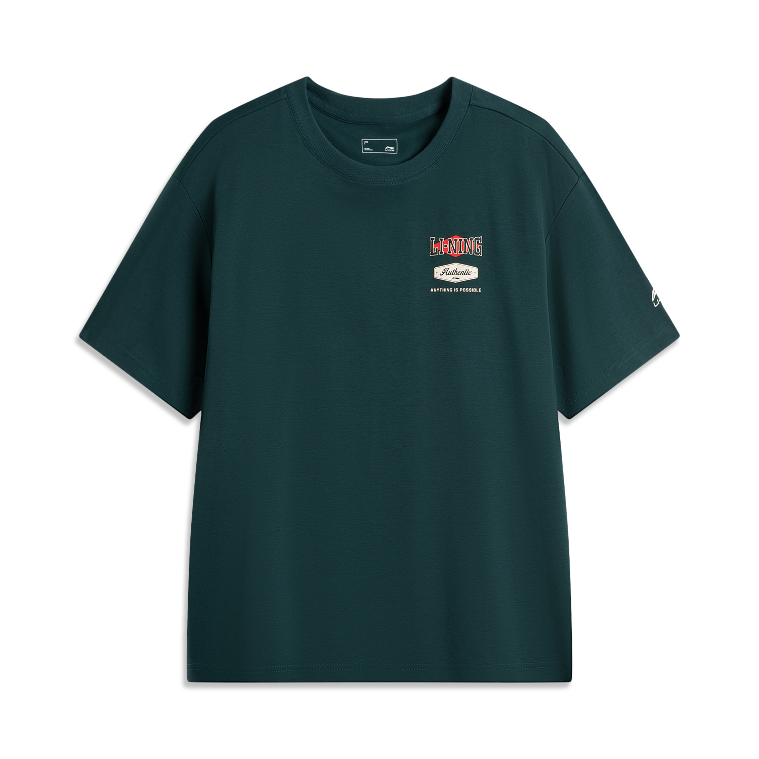 

LINING Футболка Unisex Reef Green, Зеленый, LINING Футболка Unisex Reef Green