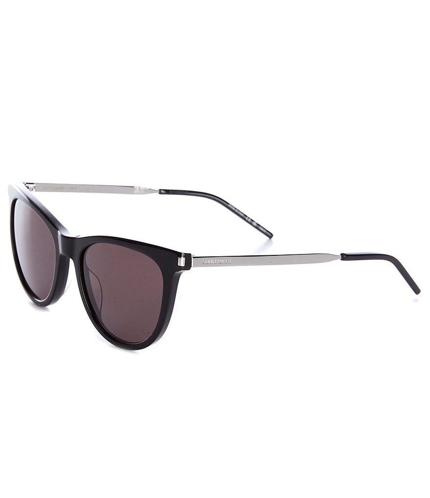 

Женские солнцезащитные очки «кошачий глаз» Saint Laurent SL 510 54 мм, черный