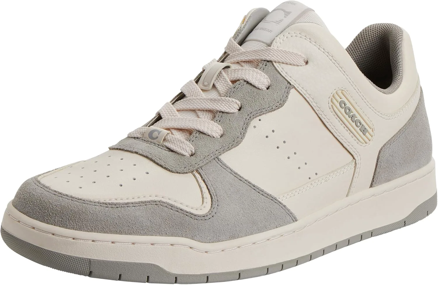 

Кроссовки COACH C201 из комбинированных материалов, серый