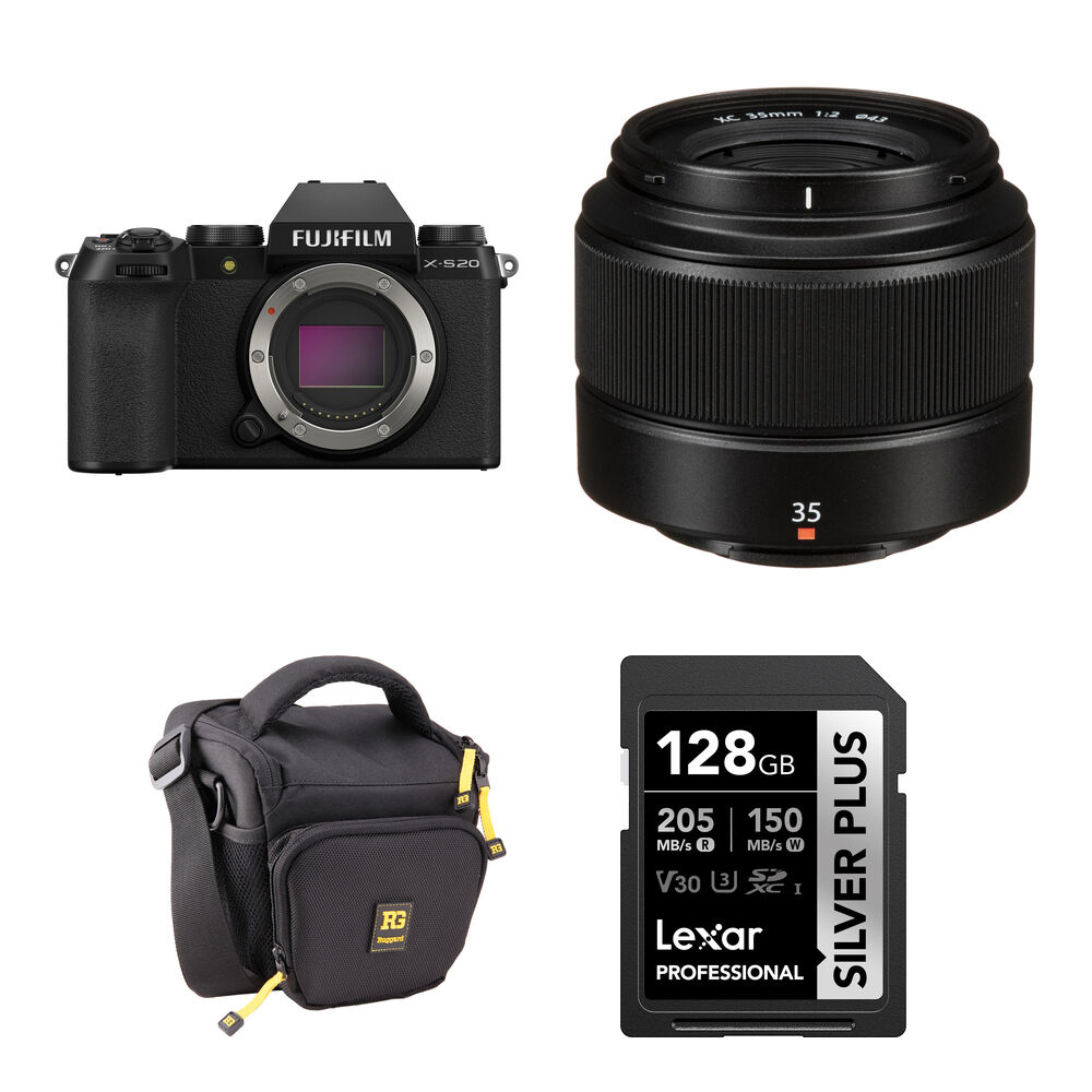 

Беззеркальная камера FUJIFILM X-S20 Mirrorless Camera with 35mm f/2 Lens and Basic