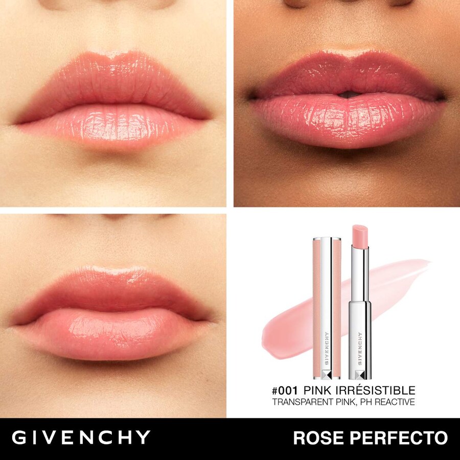 Бальзам для губ Rose Perfecto с 24-часовым увлажнением Givenchy, .09oz /2.8g, 001 Pink Irrésistible — фото 3