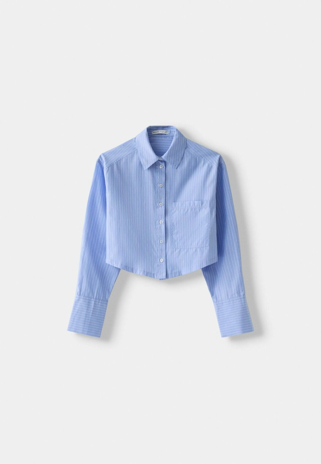 

Рубашка Bershka, цвет Light Blue