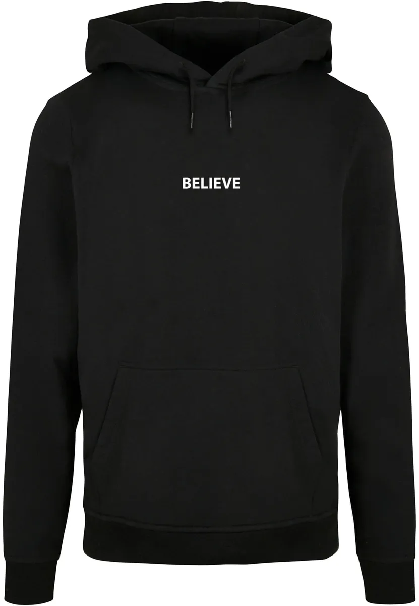 

Толстовка с капюшоном Merchcode " Merchcode Men's Believe Front Basic Hoody", черный