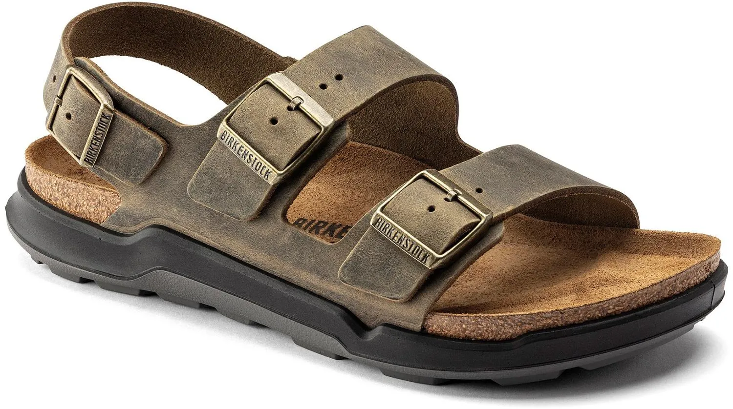 Миланские городские сандалии Birkenstock, Faded Khaki — фото 2