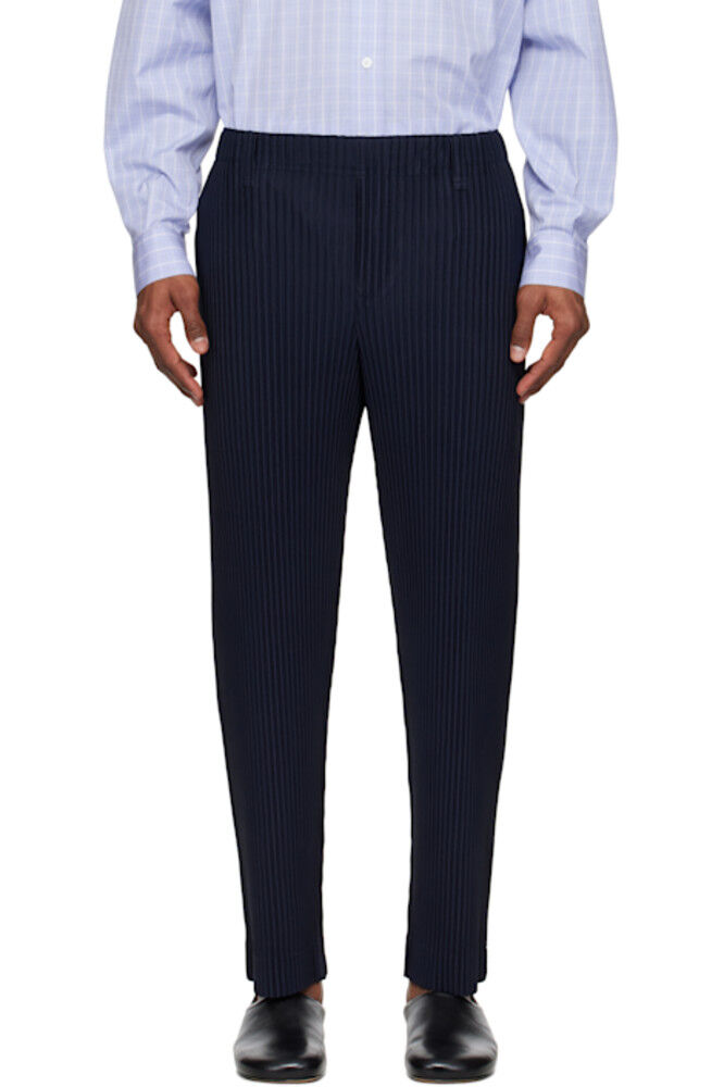 

Брюки Navy Basics HOMME PLISSÉ ISSEY MIYAKE