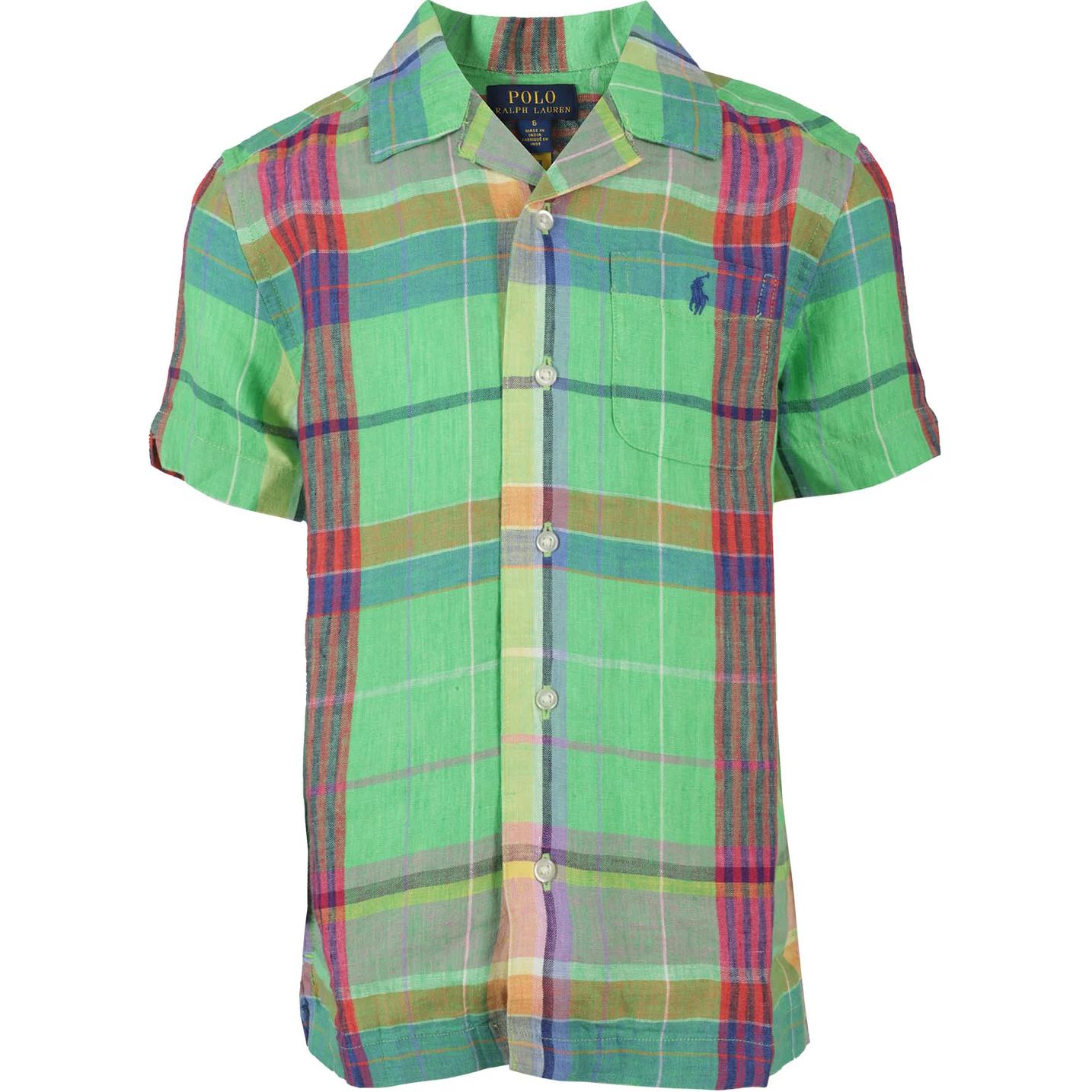 

Polo Ralph Lauren Детская зеленая рубашка