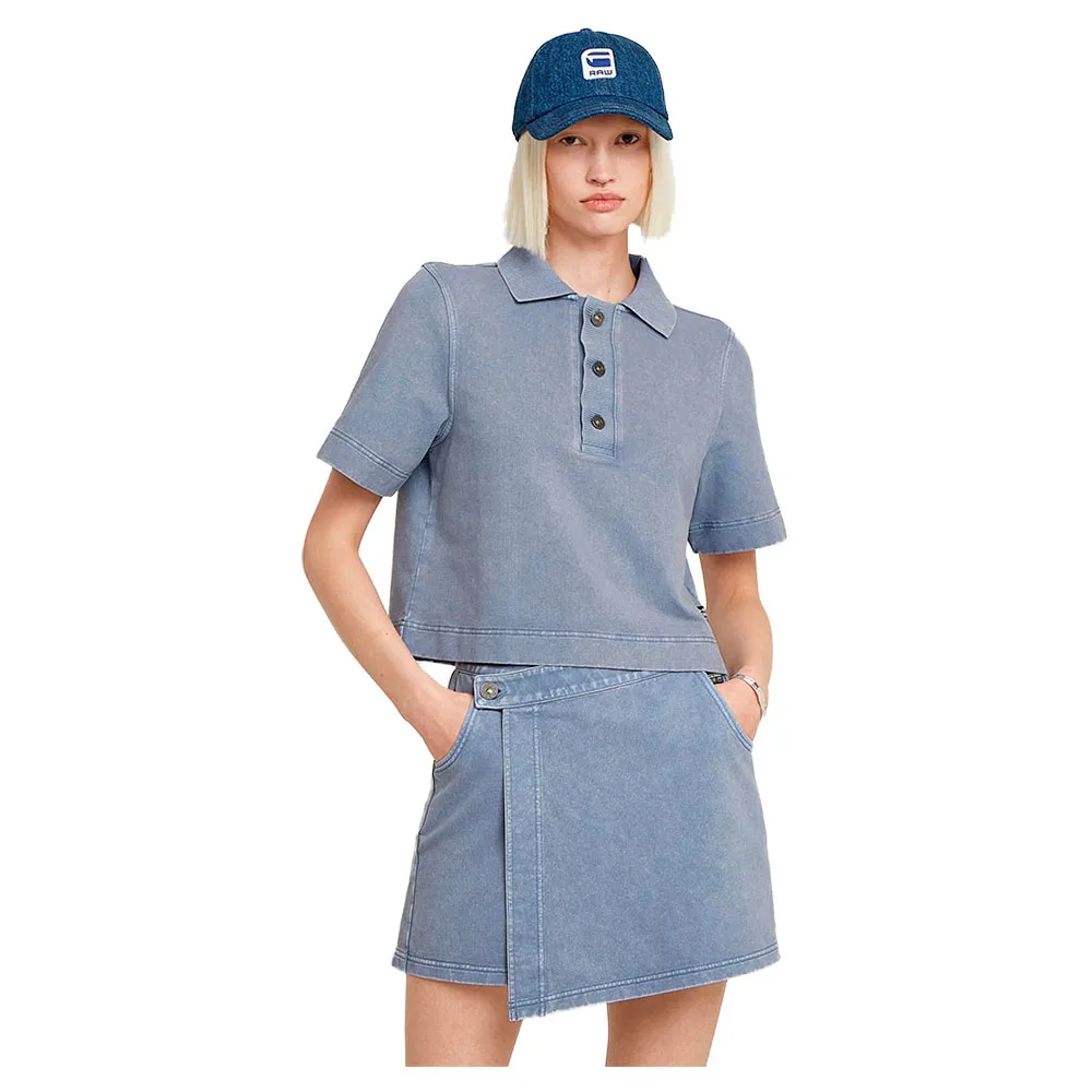 

Толстовка G-Star Overdyed Loose Fit short sleeve, синий