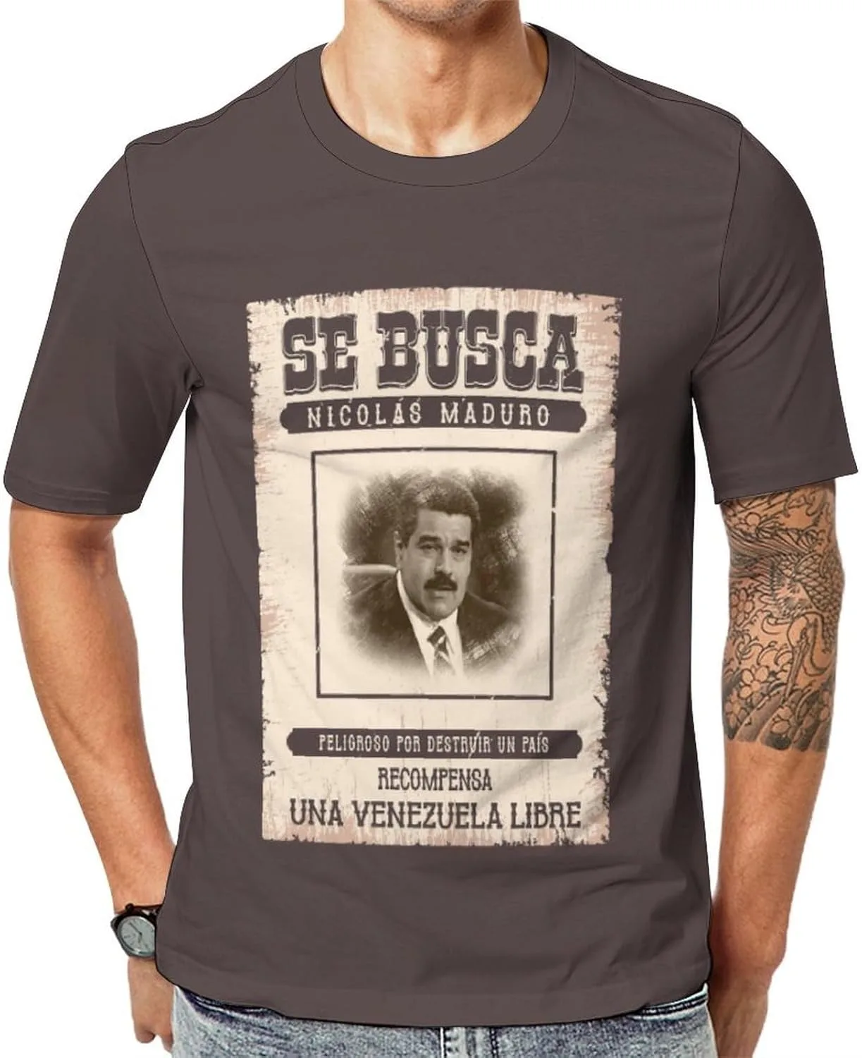 

Футболка Nicolas Maduro мужская с коротким рукавом Wzsxbfsn