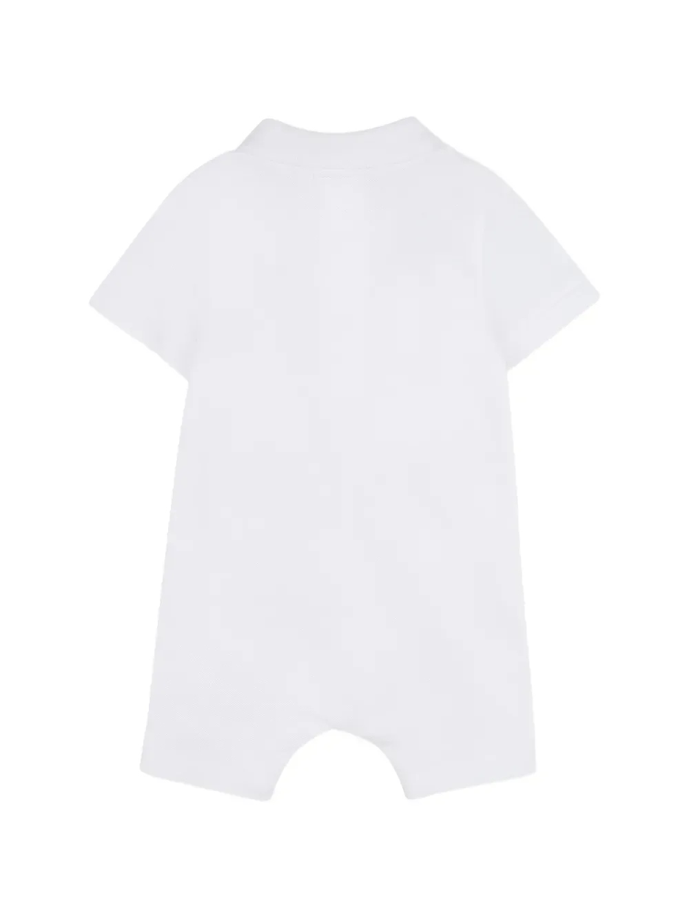 Полукомбинезон-поло с нашивкой BOSS Kidswear, белый — фото 2