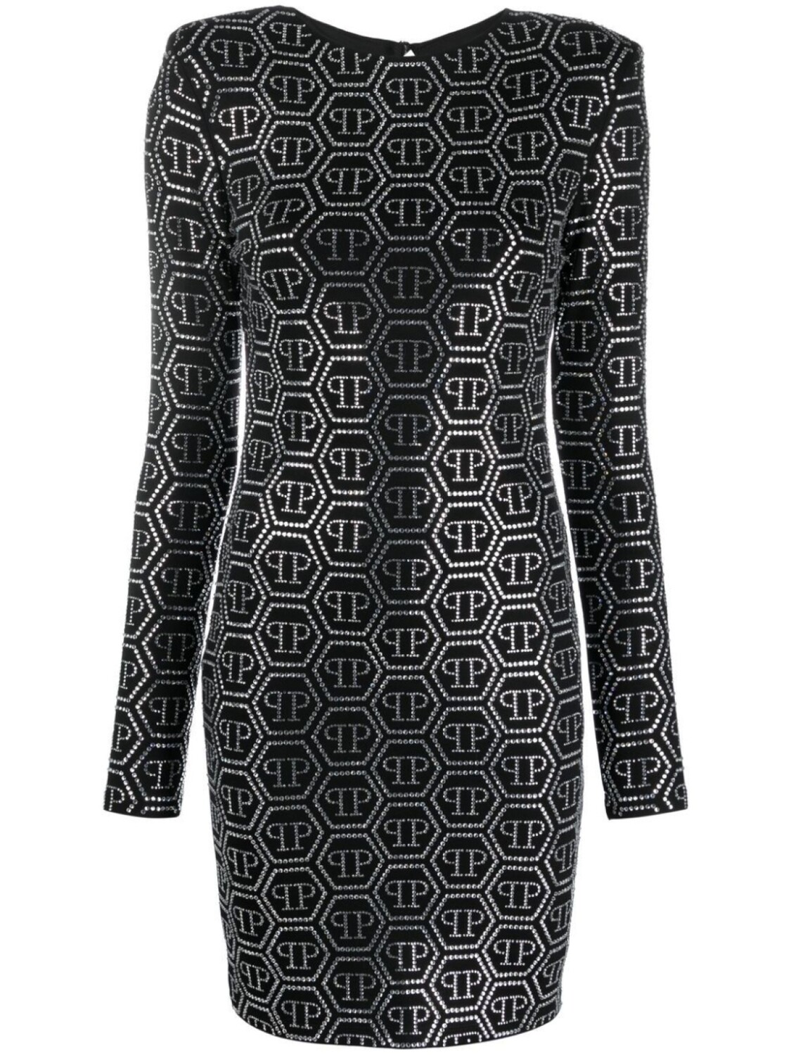 

Philipp Plein платье мини с пайетками, черный