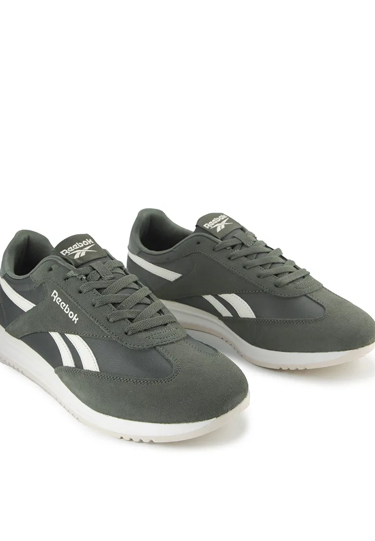 Кроссовки мужские, модель World 70, Reebok, белый/зеленый — фото 2