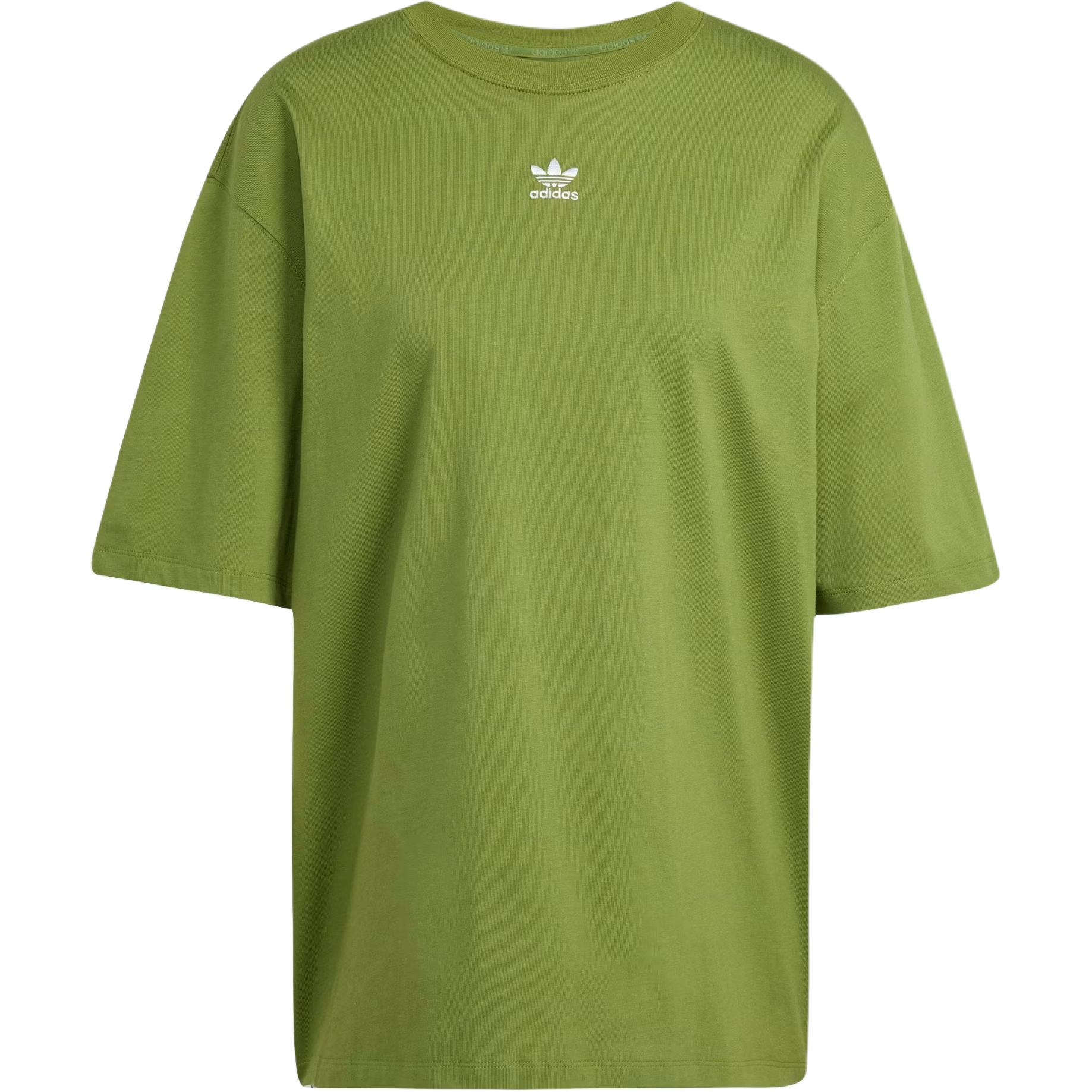 

Футболка Essential Boyfriend Tee Adidas Originals, оливковый зеленый