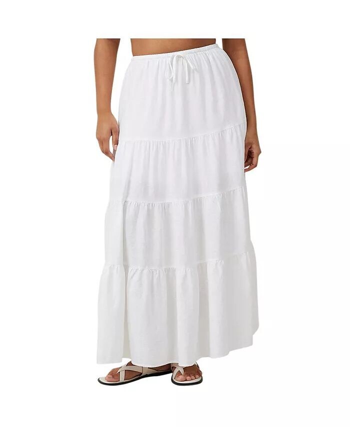 

Женская юбка-макси Haven Tiered COTTON ON, белый