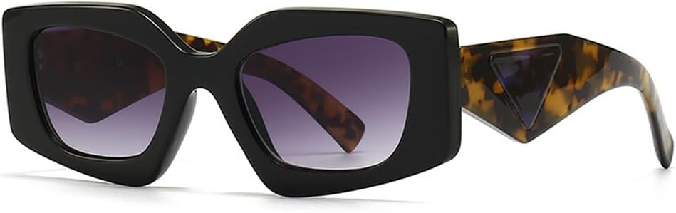 

Женские солнцезащитные очки «кошачий глаз» в современном стиле с крупной оправой; мужские солнцезащитные очки с широкими дужками, защита от ультрафиолета UV400 DSVIGF, Black-tea