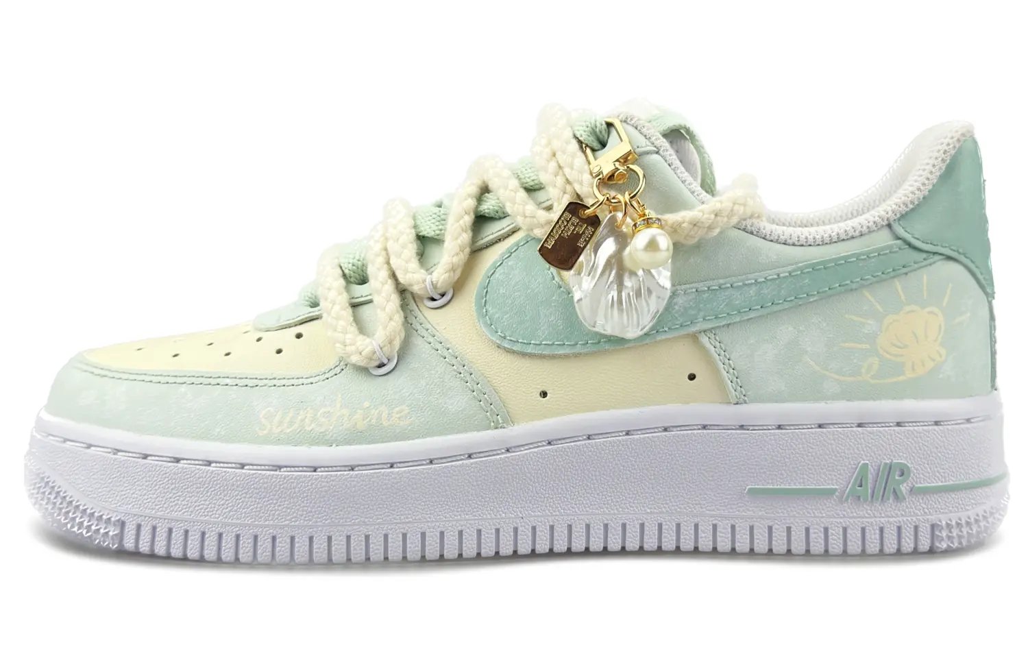 

Кроссовки Nike Air Force 1 Skateboarding Shoes Women's Low-top Blue/beige/white, голубой, Синий, Кроссовки Nike Air Force 1 Skateboarding Shoes Women's Low-top Blue/beige/white, голубой