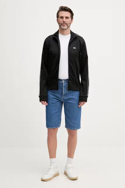 Олимпийка Lacoste, черный — фото 2