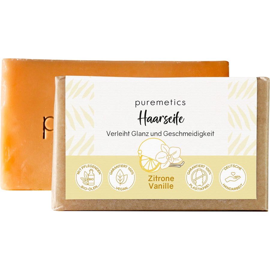 

Шампунь puremetics Haarseife Zitrone Vanille, 75 g