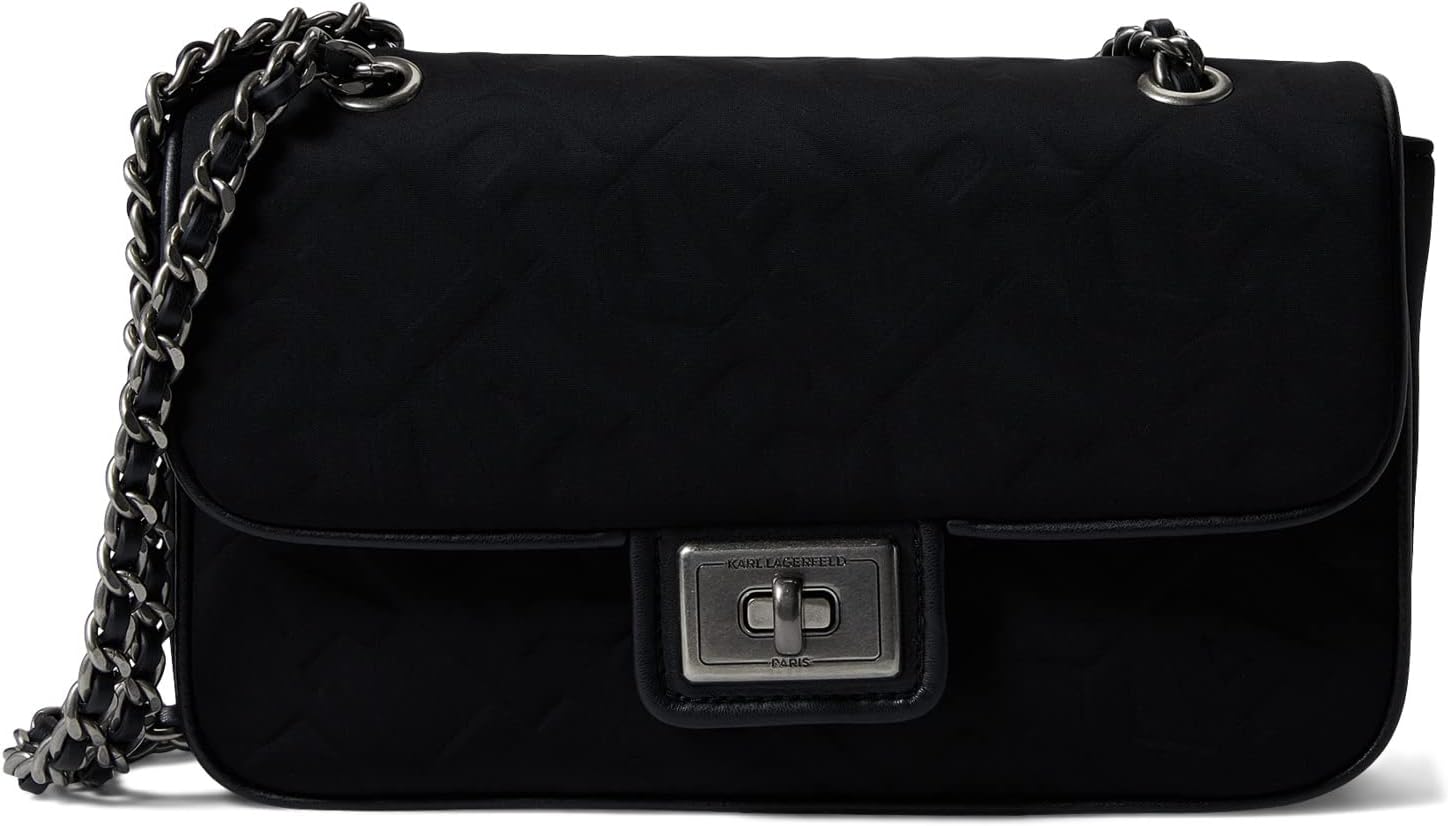 

Сумка Karl Lagerfeld Paris Agyness Shoulder, цвет Debossed Logo Black Combo