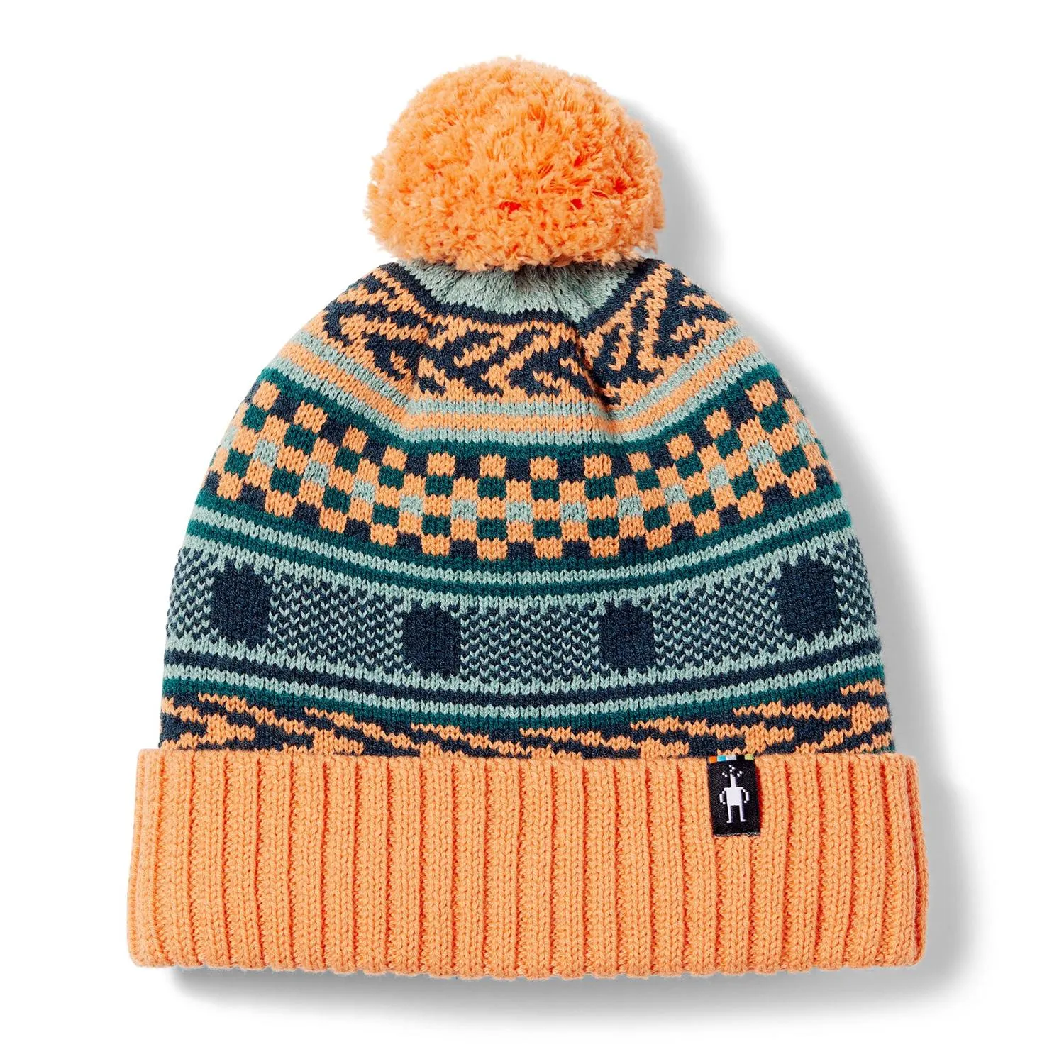 

Флисовая шапка с норвежским узором Smartwool, Apricot