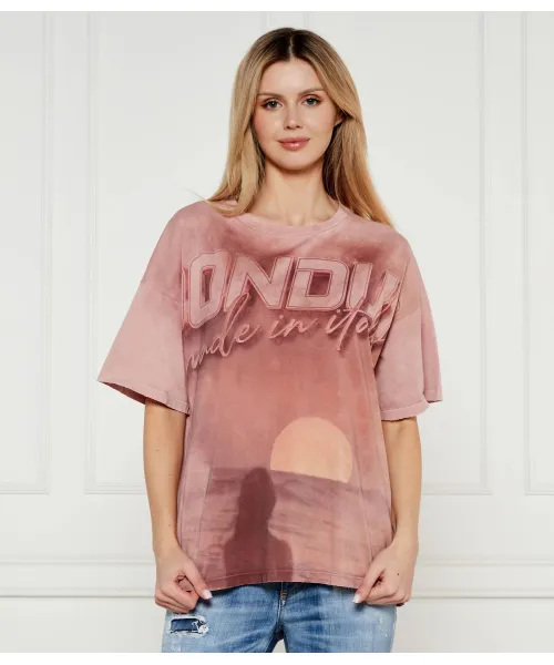 

Футболка Oversize fit Dondup - Made In Italy, розовый