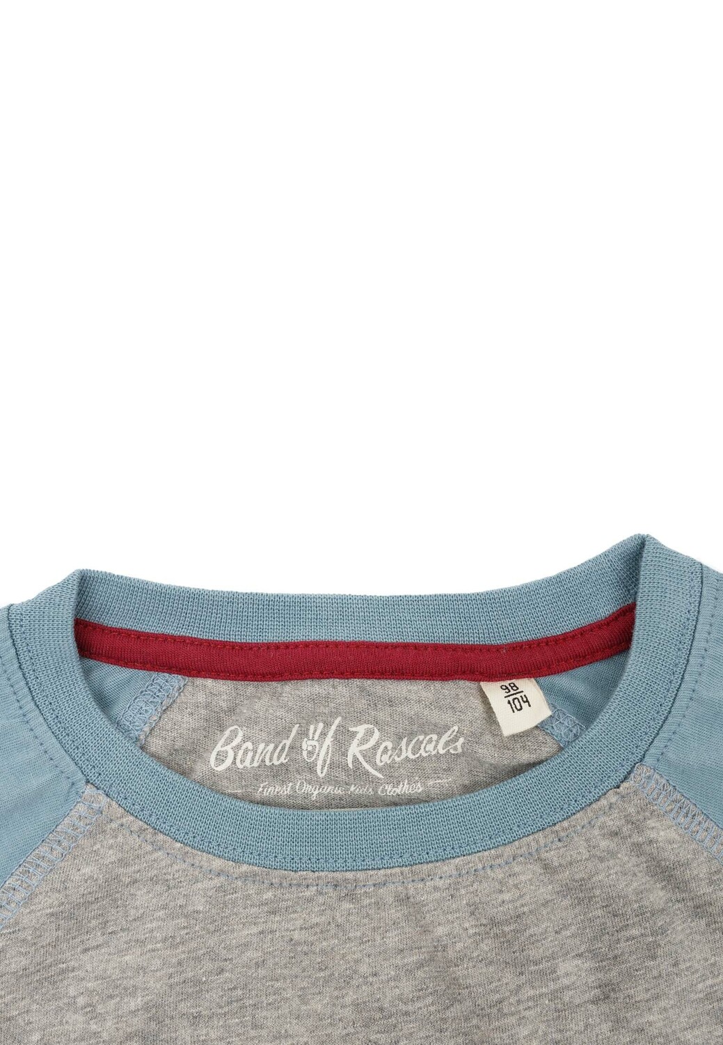 Лонгслив Band of Rascals Circle Raglan, цвет dark grey arctic blue — фото 3