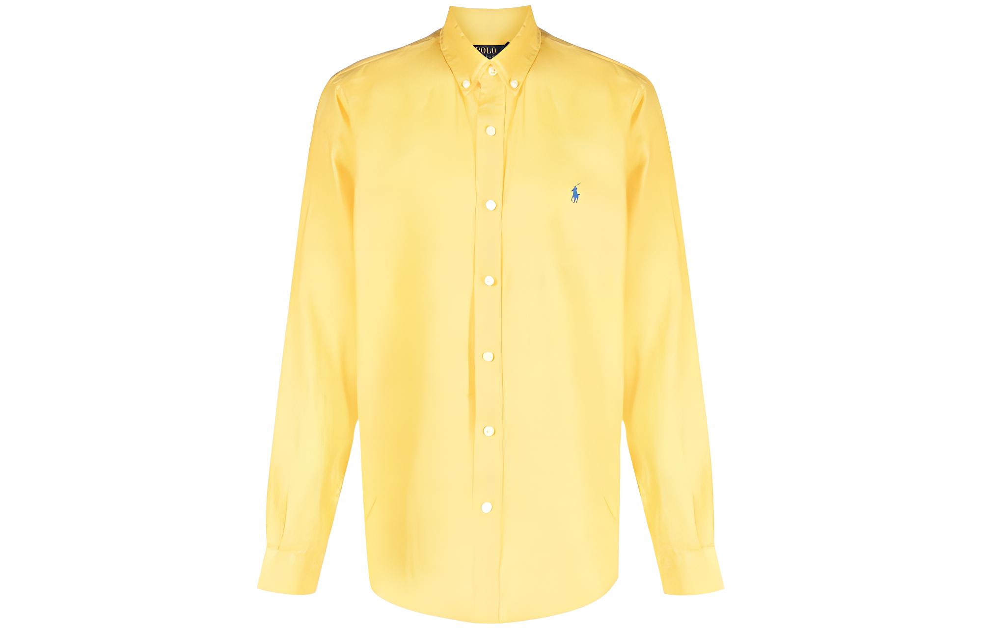 

Футболка поло мужская желтая Polo Ralph Lauren